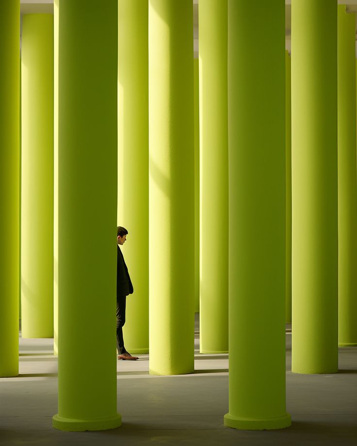 Green columns